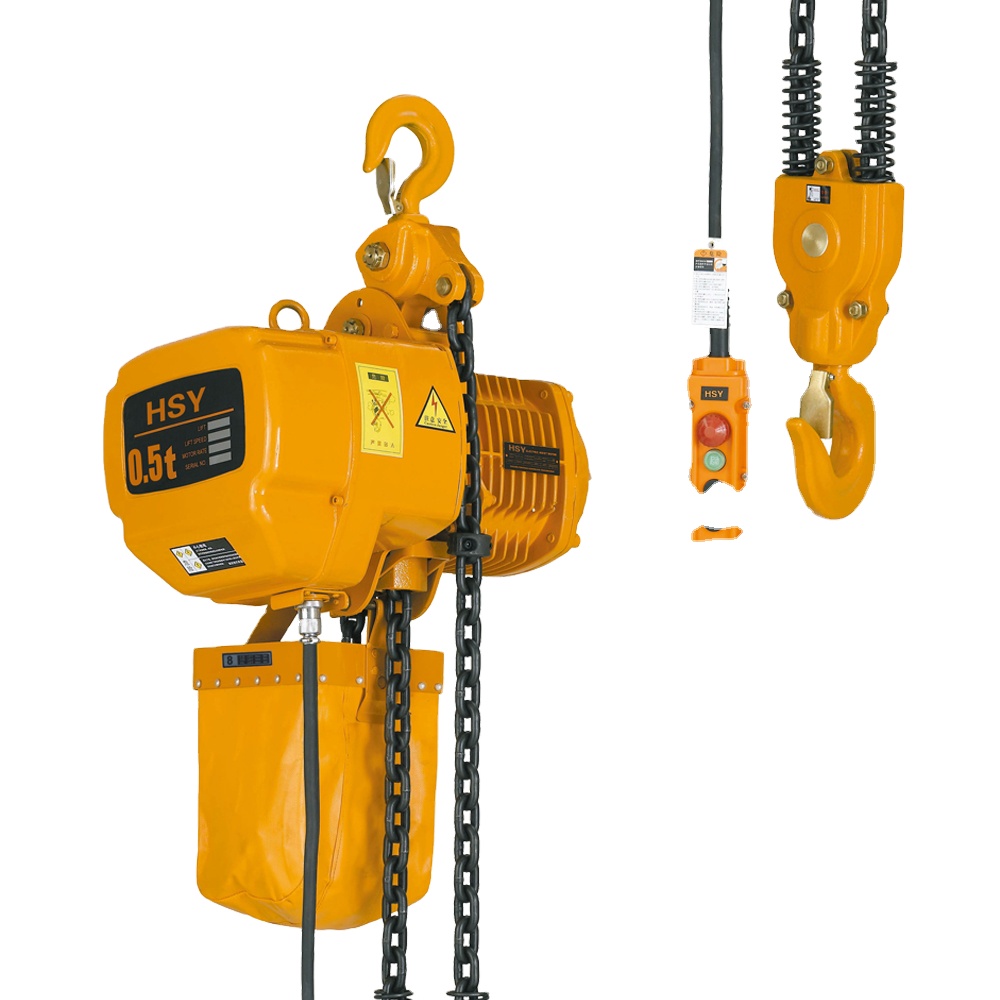 Palan electric industrial cu lanț de 2 tone
